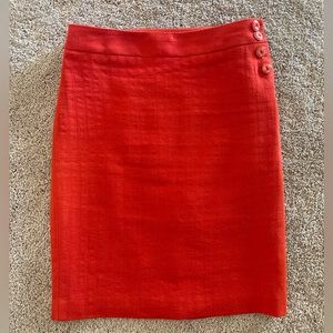 Parameter red pencil skirt size 0